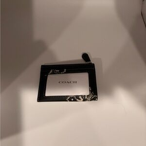 Coach mini ID  Card Holder with Butterfly Print